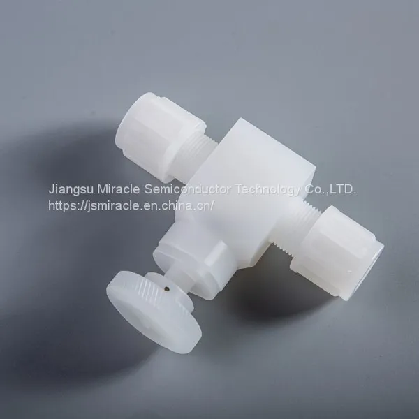Factory Direct Sale Virgin Grade High Quality Corrosion Resistant PVDF Needle Valve photo-3