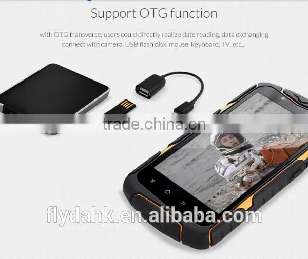 China Mobile 5.0 Inch MTK6582 1GB RAM Android 4.4.2 IP68 Waterproof Phone NO.1 X1 photo-2