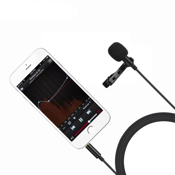 Lavalier Lapel Microphone Kit Clip-on Omnidirectional Condenser photo-3