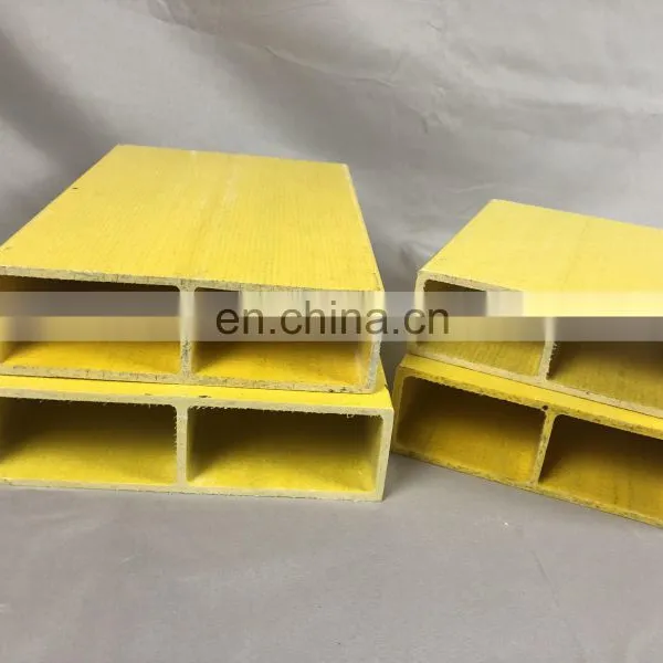 Pultrusion Fiberglass Profile Frp Square Tube Pultruded Frp Profiles Plastic Profile Square Tube photo-5