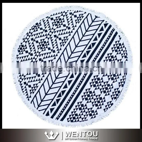 Bohemian Printed Round Beach Towel With Tassel Quality Choice photo-4