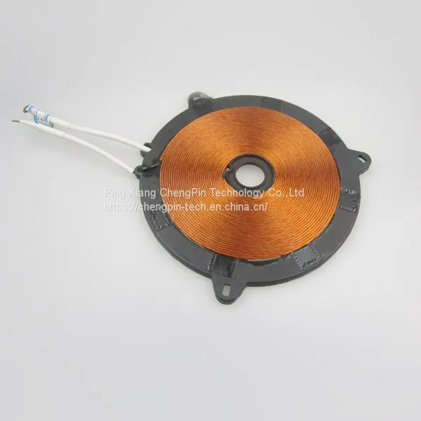 Large Power Round Bobbin Coil for Coffee Heater Microwave Heating Bobbin Inductor photo-2