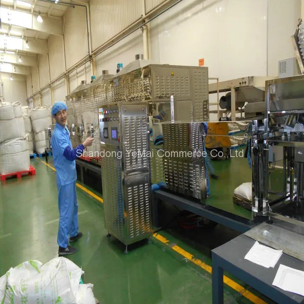 Electricity Continuous Nuts Roasting Line, Conveyor Belt Type Microwave Nut Roaster Machine
