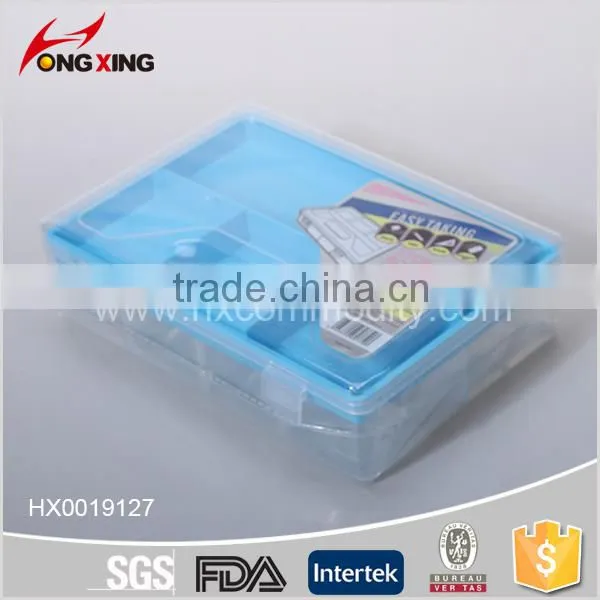 Double Layer 14 Compartment Plastic Storage Organizer Box With Removable Dividers photo-5