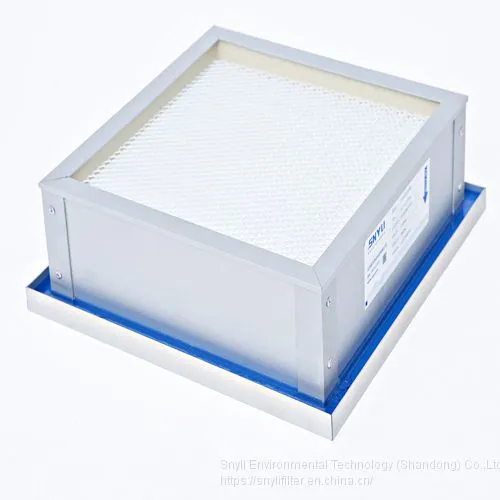 Mini Pleated Liquid Tank Gel Seal Hepa Air Filter For Clean Room
