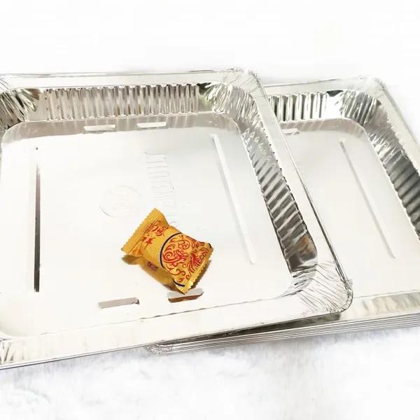 Disposable Aluminum Foil Food Container Bakewares for Food Packaging photo-3