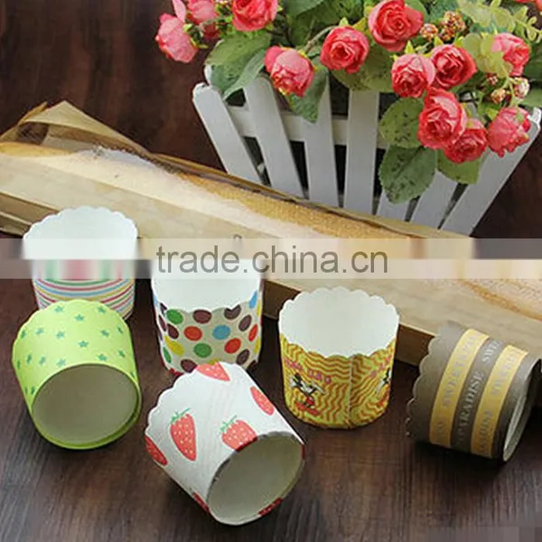 Yellow With Red Dot Paper Baking Cake Mould,Muffin Cake Cup,Bakeware Cupcake Liner for Birthday Day photo-4