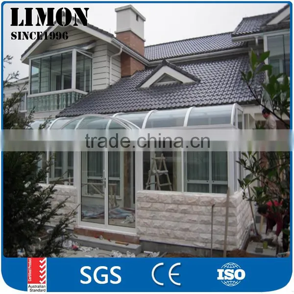 Tempered Glass and Aluminium Frame Sunrooms With Australia Standard As2047 photo-2