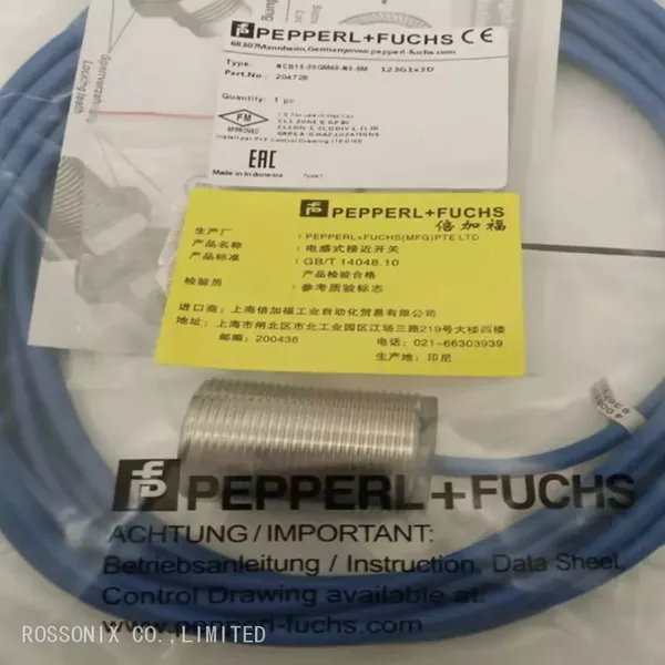 P+F Näherungsschalter Pepperl+Fuchs NCB2-12GM35-NO-5M Neu und Original