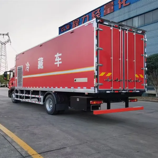 Export Heavy-duty HOWO Refrigerated Truck, 7.2 Meters Long, With a 250 HP Diesel Engine, Container photo-4