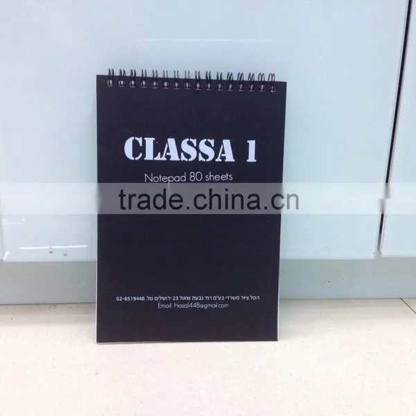 Wire-o Ring Spiral Black Platierc Cover Notebook photo-3