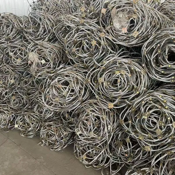 High Tensile Strength Stainless Steel High Carbon Steel Woven Wire Rope Mesh Active Rockfall Barrier System Welding Bending photo-6