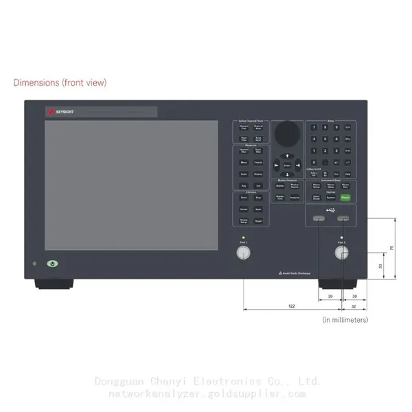 Keysight E5063A ENA Анализатор векторной сети E5063A-2D5 2-портовый тестовый набор, 100 кГц до 14 ГГц