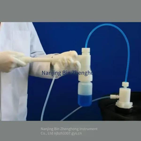 Sampling Device for Semiconductor Ultra-pure Wet Electronic Chemicals, Large Barrel Acid Sampler, Liquid Sampler, Ultra-pure Sampler photo-4