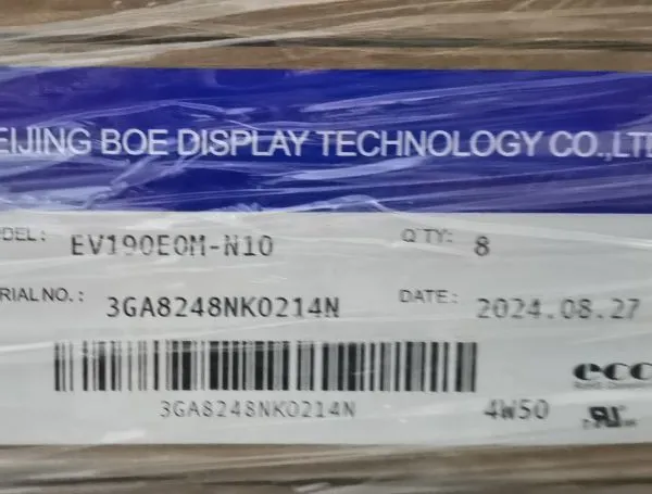 Поставка EV190E0M-N10 от BOE Technology, 19-дюймовый LED-дисплей с полным и широким углом обзора, квадратный экран 4:3 от Kai-Xian Technology, LG
