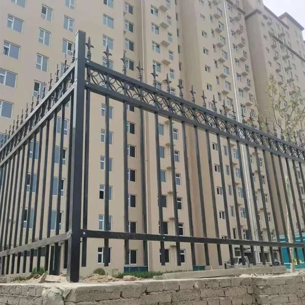 Black Aluminum Wrought Iron Picket Fence - Galvanized Steel Garden Fencing photo-3
