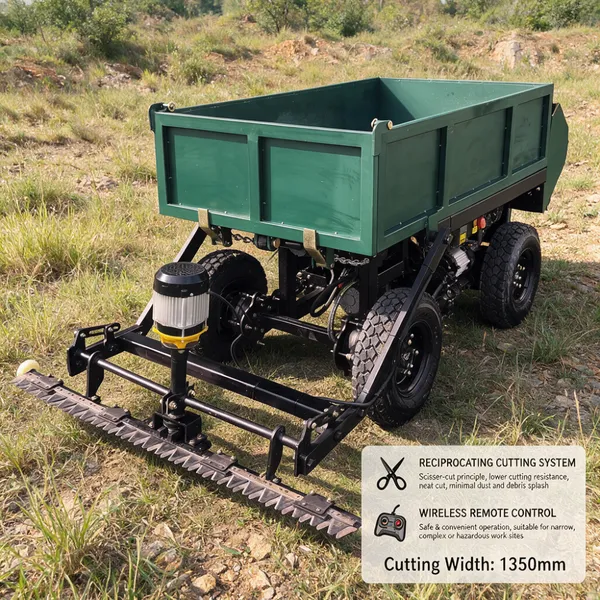 Agricultural Remote Control Fertilizer Spreading Machine for Compost Manure and Precision Farming