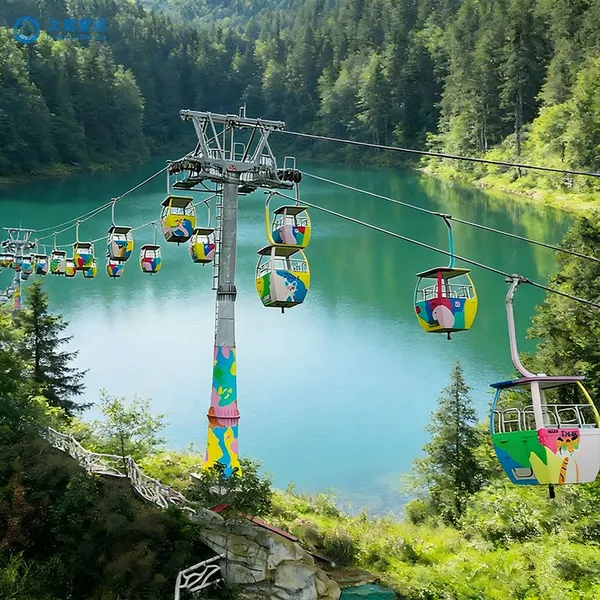 Aerial Steel Cable Car Ropeway Solution for Urban Passenger Transport City Mobility and Hillside Areas Outdoor Cableway photo-4