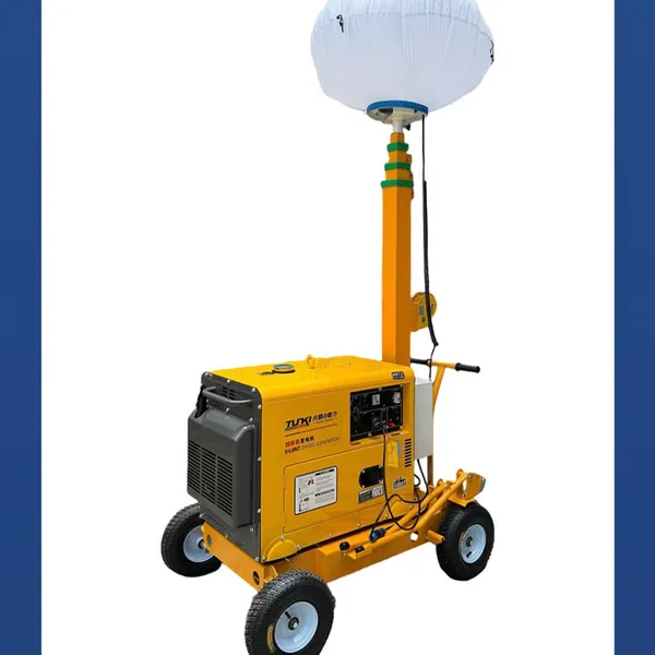 Low-noise Silent Diesel Engine Lunar Lamp Hand-cranked Lifting Rod