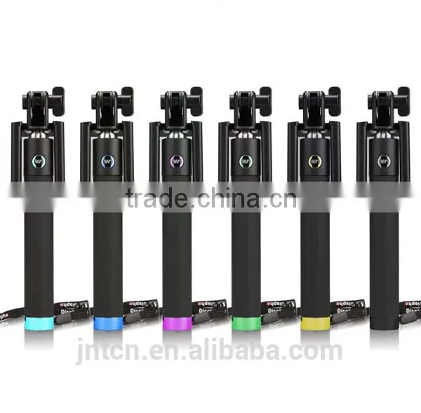 MINI Rechargeable 360 Degree Rotating Folding Phone Holder Monopod Bluetooth Selfie Stick QC22 photo-4
