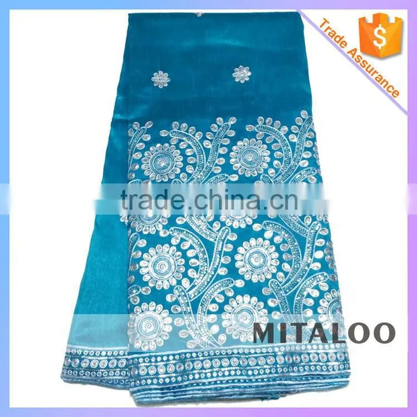 Mitaloo MGP0042 Nice Design George Lace Embroidery Fabric For Party photo-3
