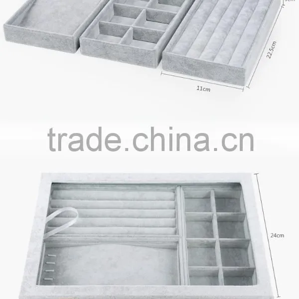 2015 New High Quality Claimond Veins Jewelry Display Storage Box for Neckalce Ring Earring S1273 photo-2