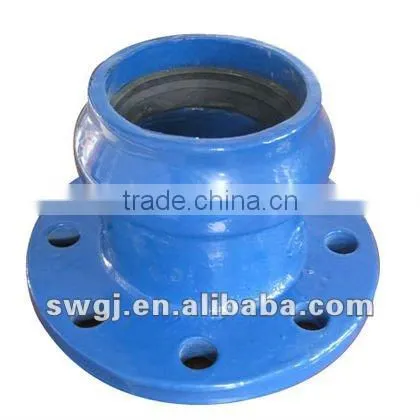 Ductile Iron Pipe Fitting Flanged Adaptor