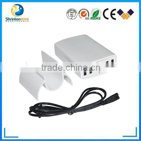 Most Powerful Smart 60W 6 Port 12A Multi USB Charger With USB Cable Family Size for IPhone photo-5