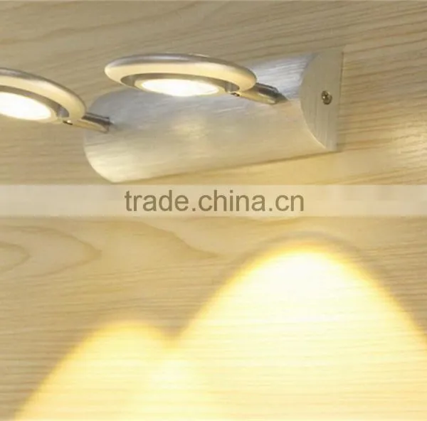 Indoor Ajustable Aluminum Two Heads Wall Sconce JW-108 Wireless Wall Sconce