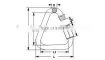 Rigging Hardware Stainless Steel Triangle Zinc Plated Delta Shaped Quick Link For Wire Rope photo-3