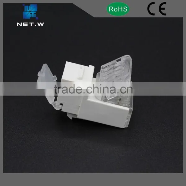 Modular Jack Rj11 8p4c, Tooless Rj11 Cat3 Utp Female Keystone Jack photo-6