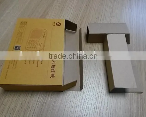 Kraft Cardboard Packaging Luxurious Auto End-lock Box With Insert photo-3