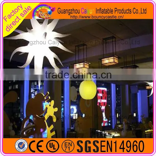 LED Inflatable White Lighting Star/party Decoration Inflatable Cone With Led Light photo-2