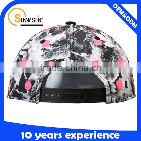 Custom Flower Snapback Wholesale Cat Hat photo-4