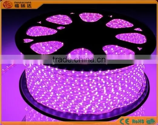 Festalight High Voltage Brightness SMD3528 5050 220v Rgb Good Heat Resistant Multicolor Flexible Black 110 Volt Led Light Strip photo-3