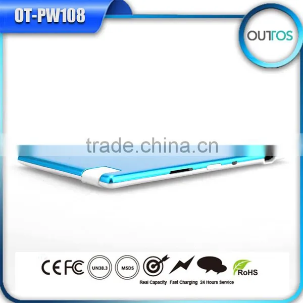 2015 Hot Promotion Custom Logo 1500mah Portable Ultra Thin Credit Card Power Bank photo-4