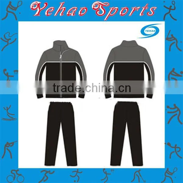 Custom Sublimation Track Suit Wholesale Polyester Tracksuit photo-4