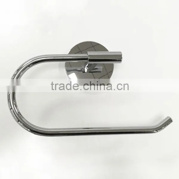 Modern Round Chrome Wall Mounted Towel Rack Holder Towel Ring Bathroom Hardware Bath Accessories photo-2