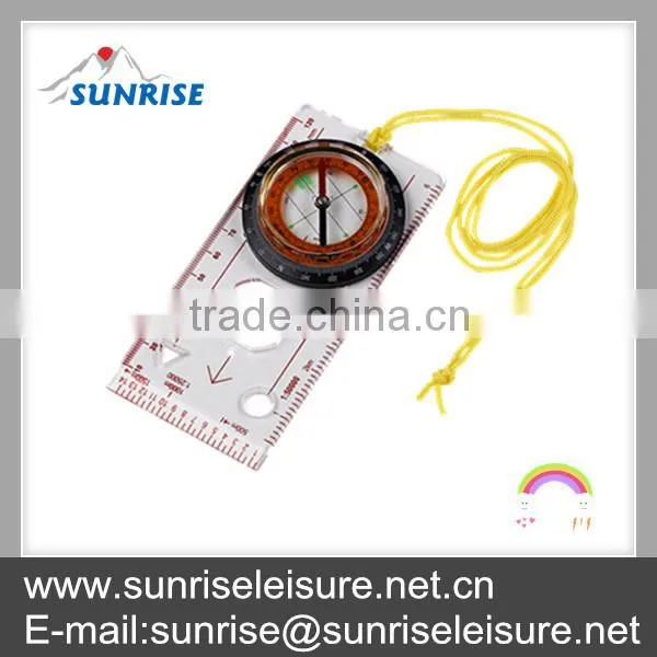 83009# plastic map compass with ruler