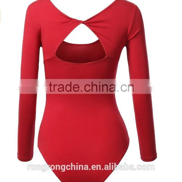 2016 News Sexy Women's Basic Solid Bodysuit Quality Choice photo-2