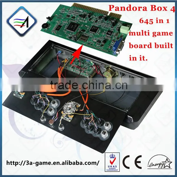 Arcade Controller Joystick Kit Pandora Box 4 hd 645 in 1 Multi Game Board Fight Stick to TV PC 2 Players USB Arcade Controller photo-6