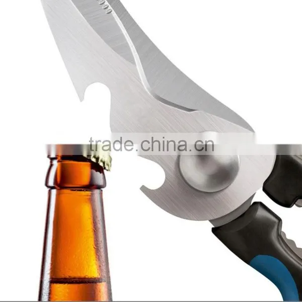 Multi Function 5-in-1 Scissors 5 in 1 Scissors Kitchen Bottle Open Nutcracker Garlic Crush photo-3