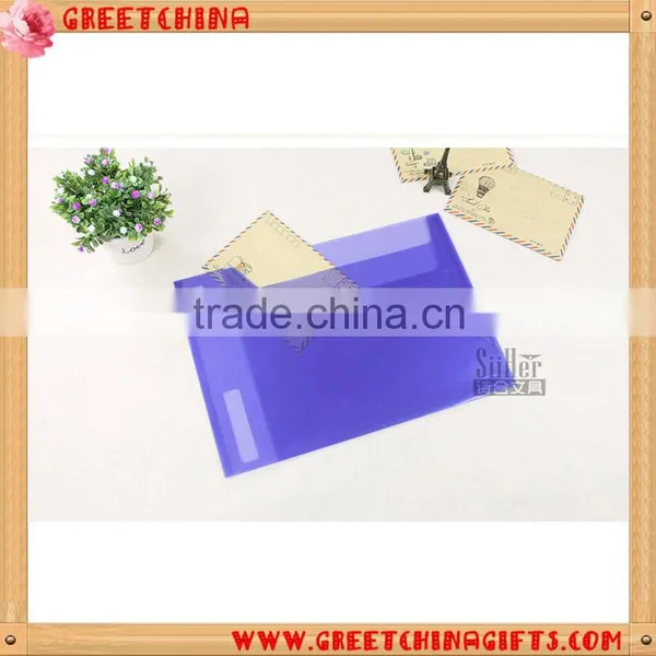 Promotional A4 Transparent Plastic Folder Documents Envelope Waterproof Bag photo-3