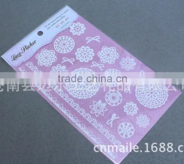 High Quality Les Decoration Self-adhesive Lace Sticker photo-5