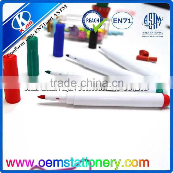 Hot Sale Promotional Color Dry Erase Marker With Round Eraser Bulk