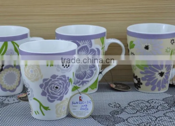14OZ Sweet Heart Fully Decal, Shiny Surface Porcelain Mug, KL5001-356 photo-6