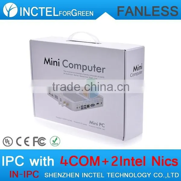 Fanless Single Board Computer USB 3.0 Dual Gigabit 4 COM Auto Boot Intel Celeron C1037U 1.8G 1G RAM 32G SSD photo-6