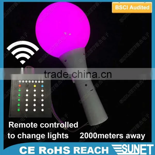 2016 New Products Plastic Multi-colored Led Crystal Magic Ball Light photo-4