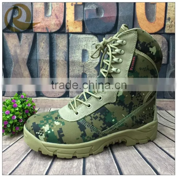 Wholesale Camouflage Oxford Cloth Army Men Military Tactical Boots photo-2