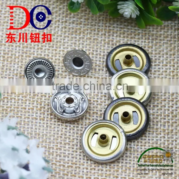 Twill Design 4 Part Press Button,Spring Type Snap Button For Coat and Jacket photo-3